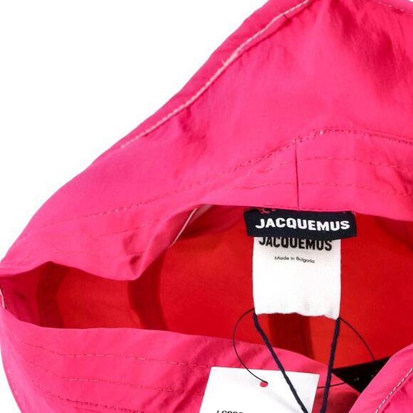 Jacquemus  Le Bob Frescu Bucket Hat in Pink Nylon - Picture 2 of 6